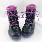 Disney Rain Boots Vinyl w/ Sock Insert Zip-up Sides Size 9-10