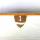 FootballShelf Sport Memorabilia Display Shelf Wood w/ Vinyl Football 28"