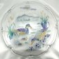Studio Nova Japan Platter Mallards Vintage 1980s Crystal 15" Serving Plate