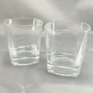 Jack Daniels Lowball Tumblers Short 7oz Heavy Base Whiskey Glasses