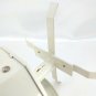 ECKO Kitchen Scale Vintage Mechanical Dial Enamel Stainless Steel Portion Bowl