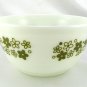 Pyrex 402 White Bowl Spring Blossom Vintage 1.5 Qt Serving ~ Made in the USA