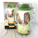 Pfaltzgraff DAYBREAK Thermal Vacuum Carafe Hot Cold Decanter w/ Rooster Graphic