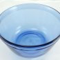 Anchor Hocking Cobalt Blue Mixing Serving Bowl 1.5 Qt ~ Vintage Made in the USA