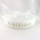 Fire-King 429 Candle Glow Vintage Anchor Hocking 9" Casserole ~ Made in the USA