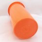 Tupperware 262 Orange Pitcher Tumbler & Sheer Tupper Seal 603 Lid w/ Flip Top