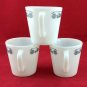 Pyrex 1410 Coffee Cups Vintage Old Town Blue ~ Set of 3 ~ Made in the USA