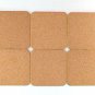 Vintage Cork Back Country Coasters Gilt Edge 4" x 4" Rural Scenes ~ Set of 6