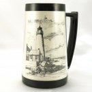 EAGLE Cove Point Lighthouse Stein Chesapeake Bay Vintage Mug ~ Made in the USA