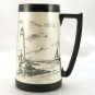 EAGLE Cove Point Lighthouse Stein Chesapeake Bay Vintage Mug ~ Made in the USA