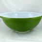 Pyrex 444 Avocado Vintage 4 Quart Cinderella Mixing Bowl ~ Made in the USA