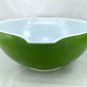 Pyrex 444 Avocado Vintage 4 Quart Cinderella Mixing Bowl ~ Made in the USA