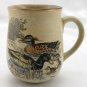 Vintage Mallards & Ducklings Stoneware Potbelly Mug 10oz ~ Made in Korea