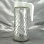 Anchor Hocking TANG Pitcher Embossed Swirl Pattern Flip-up Spout Plastic Handle