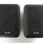 KLH 3-Way Surround Speakers Model 45 Indoor Outdoor Bracket Mounts Hardware Wire
