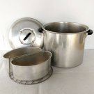 Wear-Ever 1712 Steamer Canner Sterilizer Vintage Aluminum w/ Insert Accessories