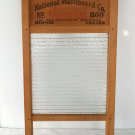 National Washboard 860 Glass King Vintage Wooden Washboard