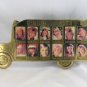 Brass SCHOOL DAYS Picture Frame Wall Hanging 1 - 12 Years 14.75" Long x 7" Tall