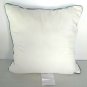 Compass Aqua Square 18" x 18" & Matching Rectangular 12" x 18" Striped Pillows