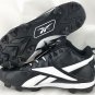 Reebok RB411 Baseball Cleats MLB Authentic Black & White Mens Size 13