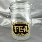 Niveau De Remplissage Wire Bail Tea Jar 1 Liter w/ Replacement Chrome Wire Bail