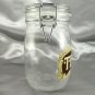Niveau De Remplissage Wire Bail Tea Jar 1 Liter w/ Replacement Chrome Wire Bail