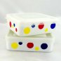 Vintage Wonder Bread Sandwich Keepers Lunch Box Containers w/ Lids ~ Lot of 2