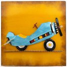 3D Metal Art Airplane Wall Hanging Home Decor 14" x 14"