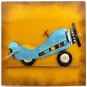3D Metal Art Airplane Wall Hanging Home Decor 14" x 14"