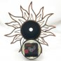Sunburst Tabletop Metal Clock Art Deco Styling Timex Face w/ Youngtown 12888STA