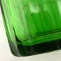Vase Mate Dark Green Depression Glass Vintage Oval Scalloped Edge Desk Dish Vase