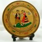 Wooden Bulgaria Plaque Hand Painted Water Carriers Wall Hanging