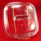 Pyrex 648C Lid Blue Tint Square for Corning Simply Lite Casserole Dish