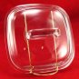 Pyrex 648C Lid Blue Tint Square for Corning Simply Lite Casserole Dish