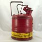 Vintage Huffy Safety Can One Gallon Red Steel