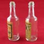 Whiskey Bottle Salt Pepper Shakers Novelty Hillbilly Labels with Plastic Lids