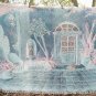 Judith Burr Lap Throw Blanket Fringed Vintage 2006 Hacienda Veranda Entrance