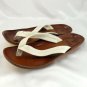 Vero Cuoio Footbed Leather Sole Sandals Flip Flop Style Vibram Bottom Size 43