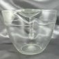 Fire-King Clear Glass 2qt Measuring Cup Embossed Batter Bowl ~ Made in the USA