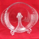 Pyrex 2229 Pie Plate 9½" Blue Tint Deep Dish Fluted Edge Tab Handles Made in USA