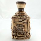 AHOEUK Ceramic Decanter Vintage Carved Woodlands Cabin Garden Scene Design