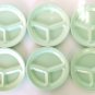 King-Line Melamine Divided Plates #103 Mint Green 3 Compartment 10&Acirc;&frac34;" - Set of 6