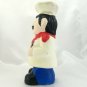 Italian Chef Spoon Caddy Utensils Rack Hand Painted Unglazed Ceramic 11" SOILED