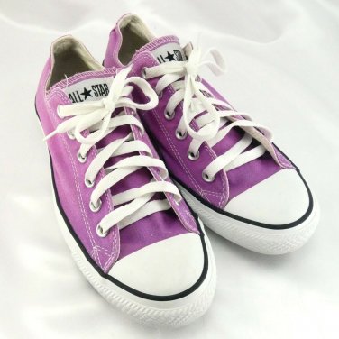 Converse All Star Chuck Taylor PURPLE 130121F Canvas Low Sneakers Men 7 Women 9