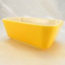 Pyrex 0502 Banana Yellow Vintage Fridge Dish 1½ pts ~ VERY CLEAN ~ Made in USA
