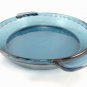 Anchor Hocking Deep Ocean Aqua Pie Plate Scalloped Inside Rim 9.5" x 1.5