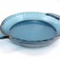 Anchor Hocking Deep Ocean Aqua Pie Plate Scalloped Inside Rim 9.5" x 1.5