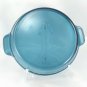 Anchor Hocking Deep Ocean Aqua Pie Plate Scalloped Inside Rim 9.5" x 1.5