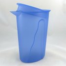 Tupperware 3216B Cobalt Blue Impressions Pitcher w/ Rocking Lid 3217