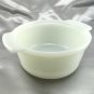 Fire-King 1436 Soufflé Dish Ribbed 6" Milk Glass 1qt Casserole Serving Bowl